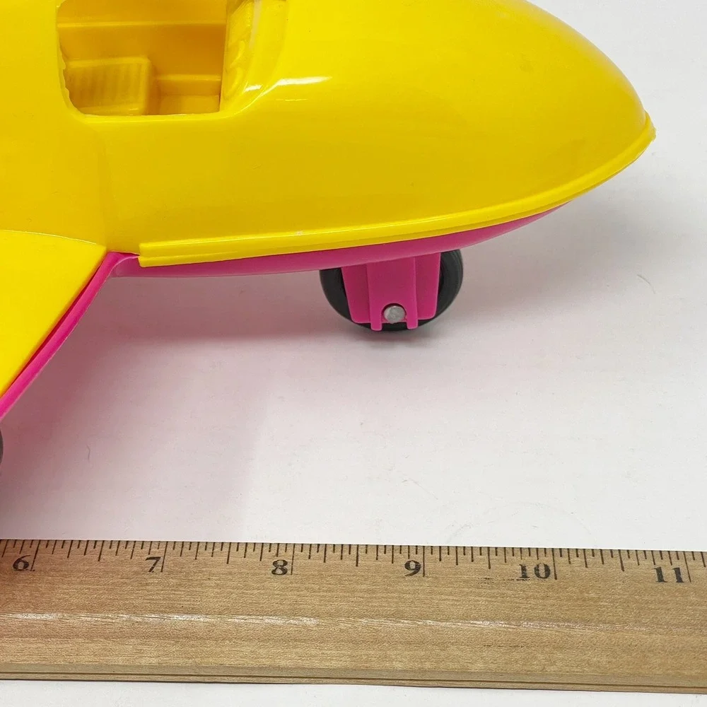 American Plastic‎ Toys Sea Plane Airplane Toy Vintage Bath Elf Made In USA Pink